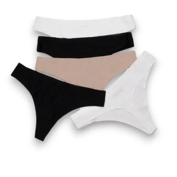 Kit 10 calcinha fio dental, lingerie sem costura, calcinha fio dental confortável, calcinha invisível - Imagem 5