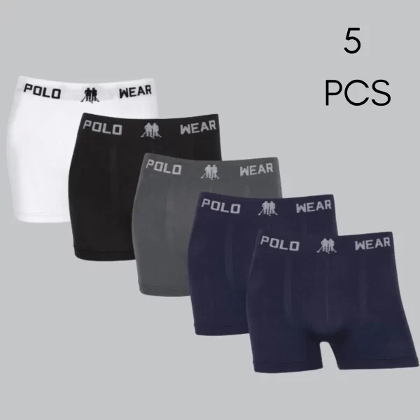 Kit Cueca Boxer Polo Wear Cueca Box Microfibra - Imagem 5
