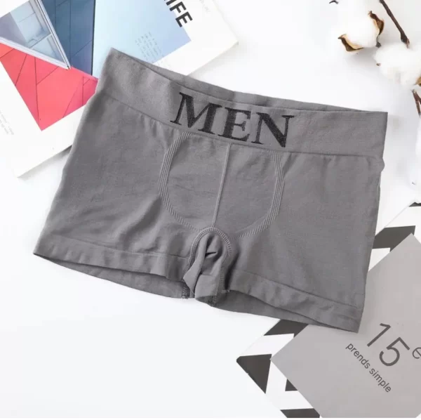 kit com 4 Cuecas Boxer Masculinas Sem Costura de Microfibra - Imagem 6