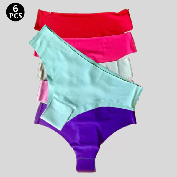 Kit Calcinhas Tanga Poliamida Sem Costura - Imagem 5