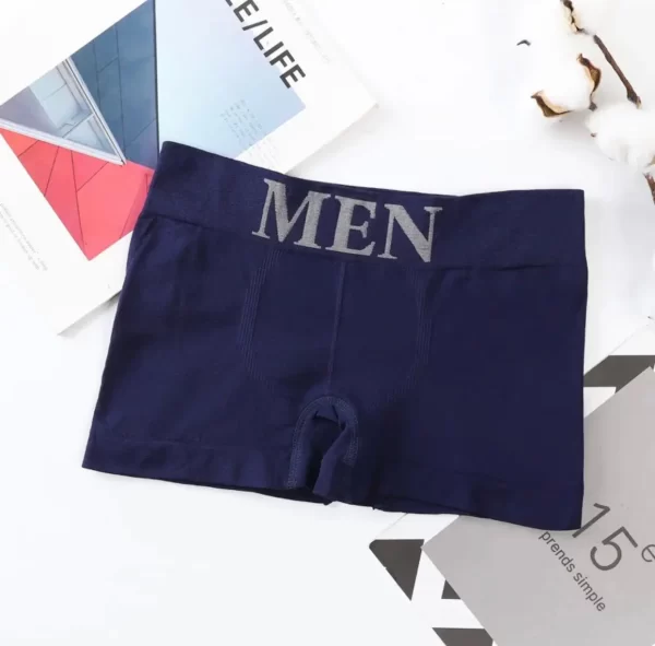 kit com 4 Cuecas Boxer Masculinas Sem Costura de Microfibra - Imagem 4