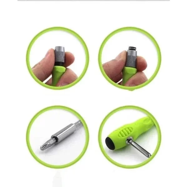 Kit de Chaves para Precisão 32 em 1 Precisnic Versátil e Eficiente Ideal para Reparos e Manutenções de Alta Precisão - Imagem 4