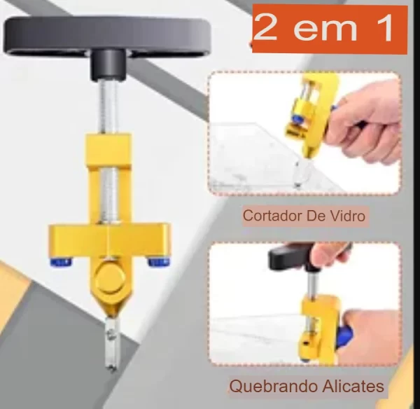 Cortador de Telha de Vidro 2 em 1 Multi-Função - Imagem 2