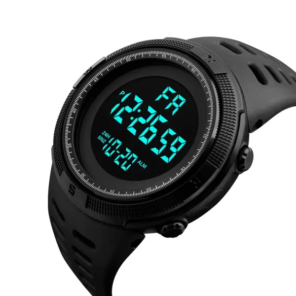 Yikaze y01 militar masculino esportes relógio de pulso multifuncional relógios digitais à prova dwaterproof água estudante relógio eletrônico para homem - Imagem 2