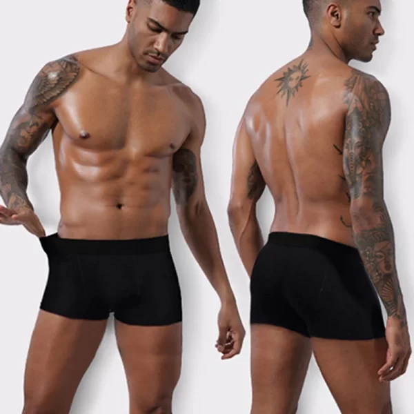 Alobee 2024 calcinha de algodão pacote masculino caixa de roupa interior deslizamento kit masculino boxer e cuecas para homme conjunto luxo shorts - Imagem 2