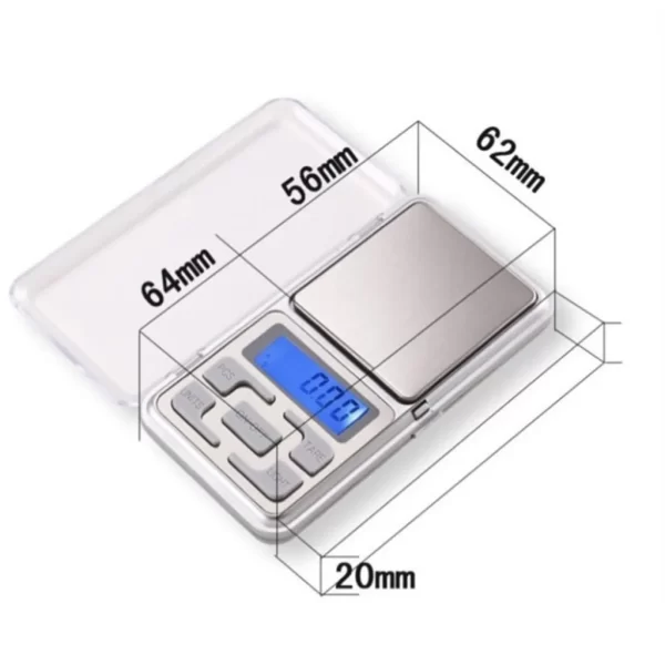 Mini Balança Digital De Bolso Com Alta Precisão 0,1g Até 200 - Imagem 5