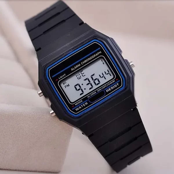 Relógios digitais LED masculinos, Relógios de pulso militares, Pulseira de silicone vintage, Relógio eletrônico, Moda esportiva - Imagem 2