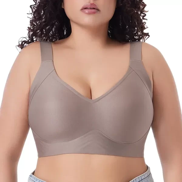 Sutiã push up para mulheres, sem costura, plus size, copo fino, sem fio, bralette sexy, sutiã feminino M-6XL