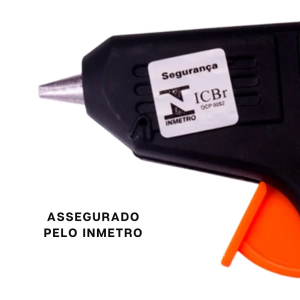 Pistola de Cola Quente Bivolt (110v e 220v) 10W Pequena - Imagem 4