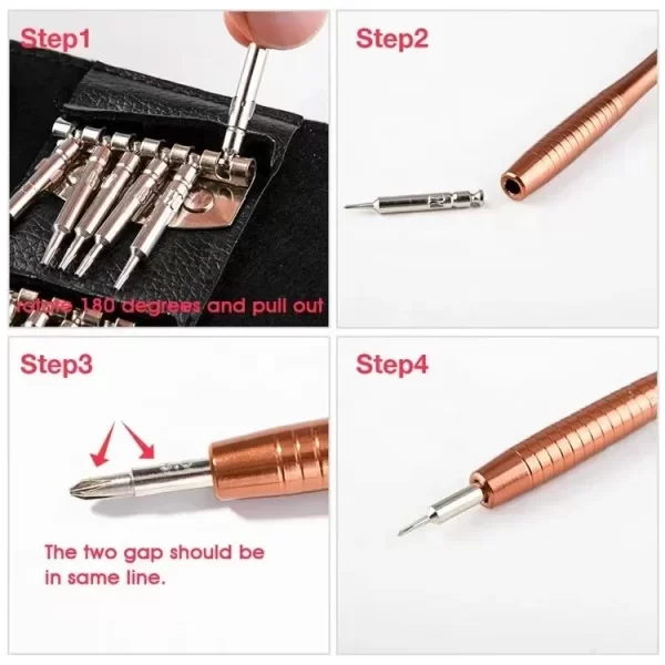 Kit de ferramentas 25 em 1 teclas de jogo para conserto de notebook de telefone - Imagem 5