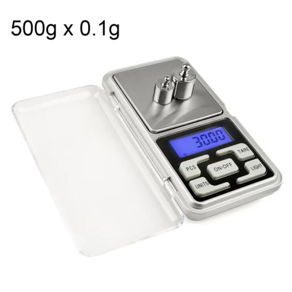 Mini Balança Digital De Bolso Com Alta Precisão 0,1g Até 200 - Imagem 2