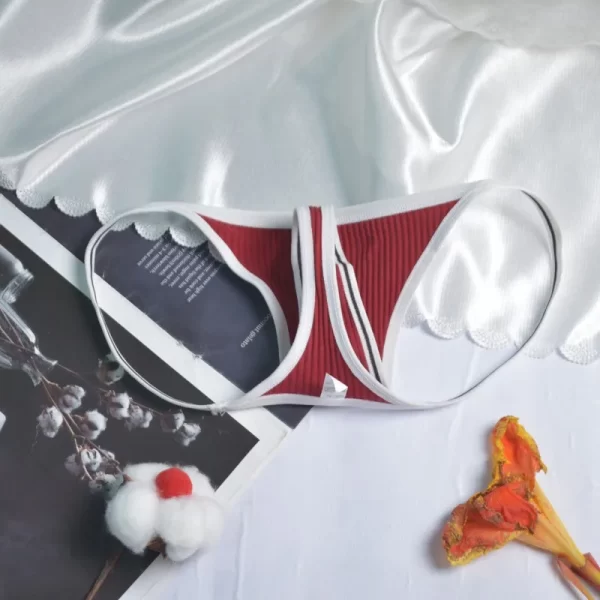 Calcinha de algodão feminina sexy corda sem costura invisível tangas cintura baixa confortável cor sólida g-string roupa interior - Imagem 6