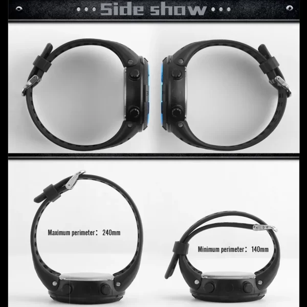 Yikaze y01 militar masculino esportes relógio de pulso multifuncional relógios digitais à prova dwaterproof água estudante relógio eletrônico para homem - Imagem 5