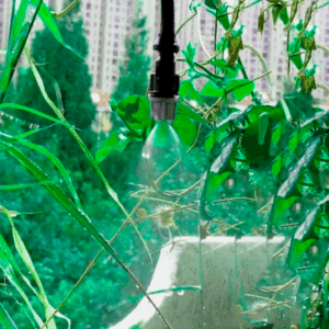 Kit Gotejador Irrigação De Hortas Jardim 10m Neblina