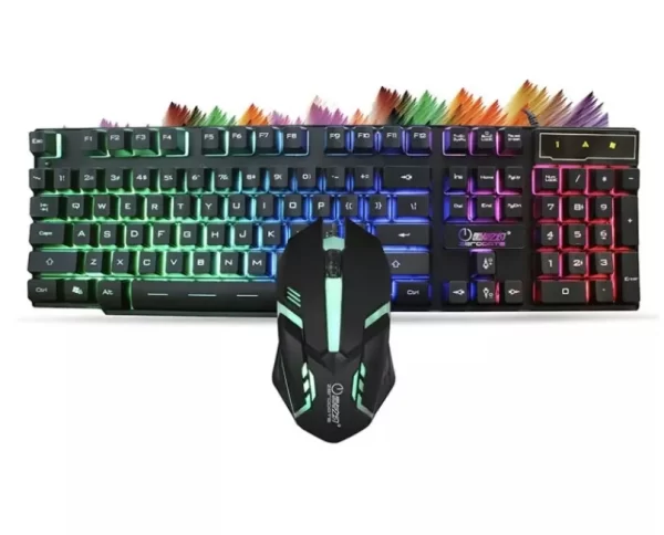 Kit Teclado e Mouse Gamer RGB Semi Mecânico, 3200 DPI, Multimídia M300: Periférico de Computador com Envio para Todo o Brasil - Imagem 3
