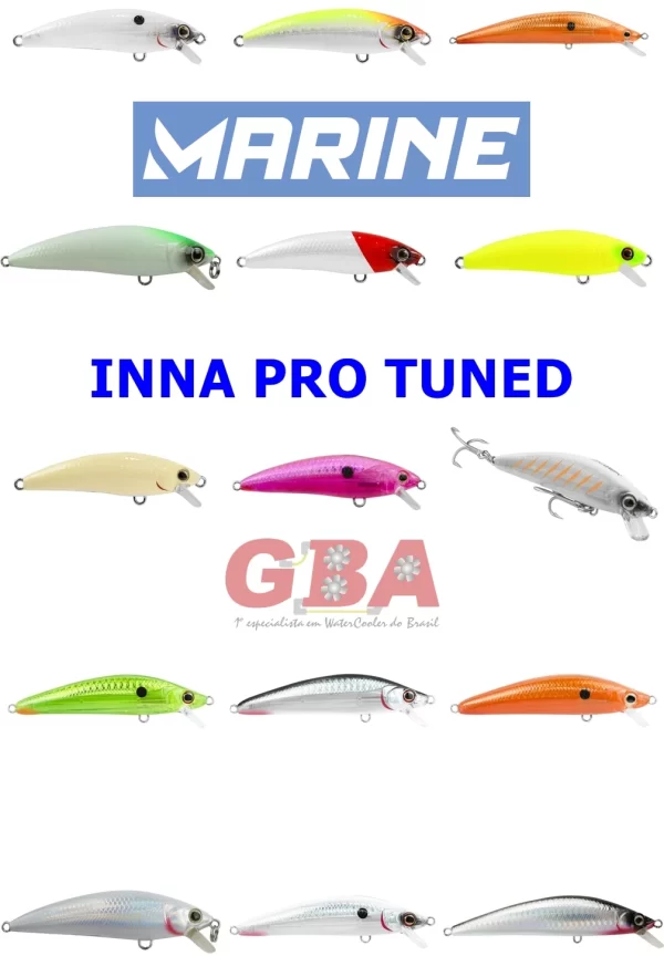 Kit 4 Iscas Marine Inna Pro 60 6g Tucunaré Robalo Traíra - Imagem 2