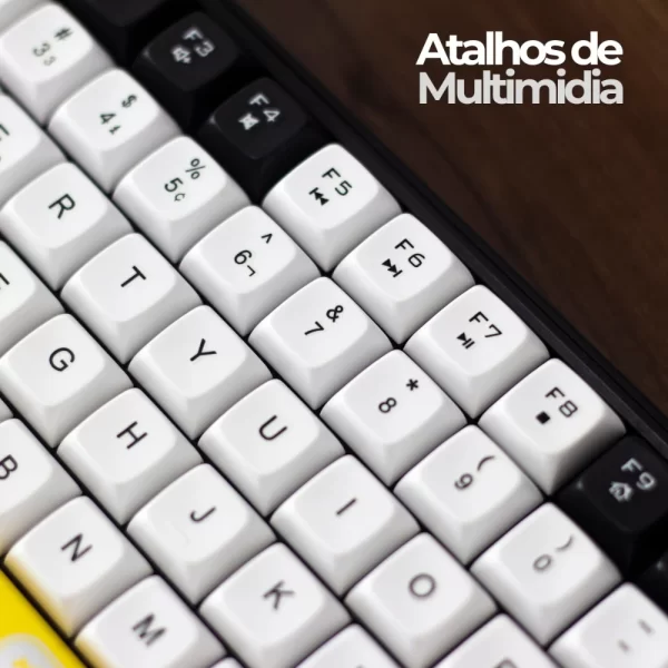 Combo Teclado Mouse Sem Fio Bluetooth Wireless Recarregável - Imagem 3