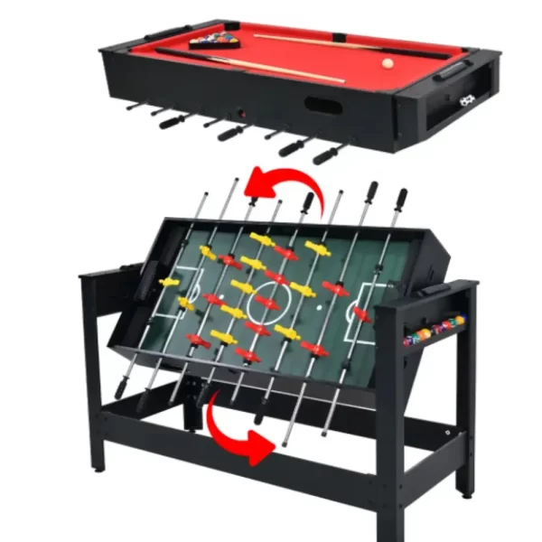 Mesa Multijogos 2 Em 1 Pebolim E Sinuca Completa Winmax