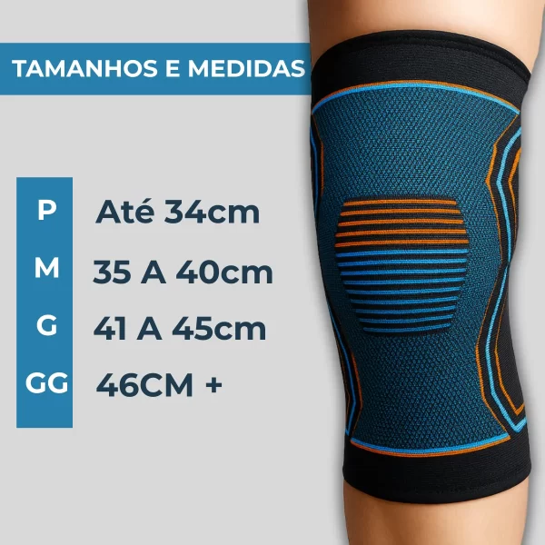 Joelheira Compressão para Joelho e para Exercícios Reforçado - Imagem 6
