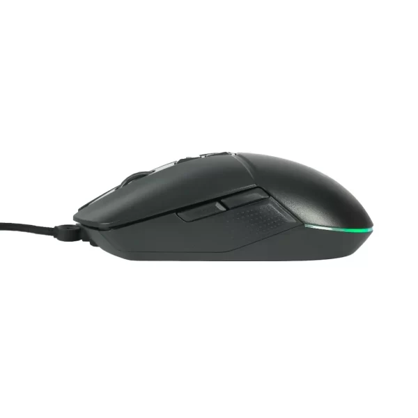 Mouse Gamer Rgb Keedi Mou906 Usb Com Fio 7 Botoes Precisao Alta 3200 Dpi Iluminacao Colorida Ergonômico Leve Barato Pc Notebook - Imagem 5