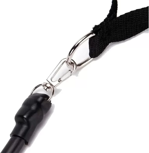 Kit Elástico Extensor Completo 11 Itens Musculação Funcional Treino em Casa Prático Portátil Alta Resistência para Exercícios - Imagem 6