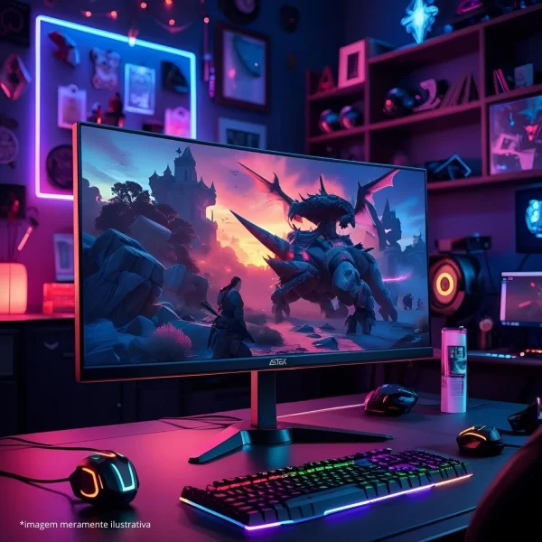 Monitor Curvo Gamer Led 29" 1ms 120Hz, Tela AAS TFT-LCD, Brilho 250cd/m² - Imagem 6