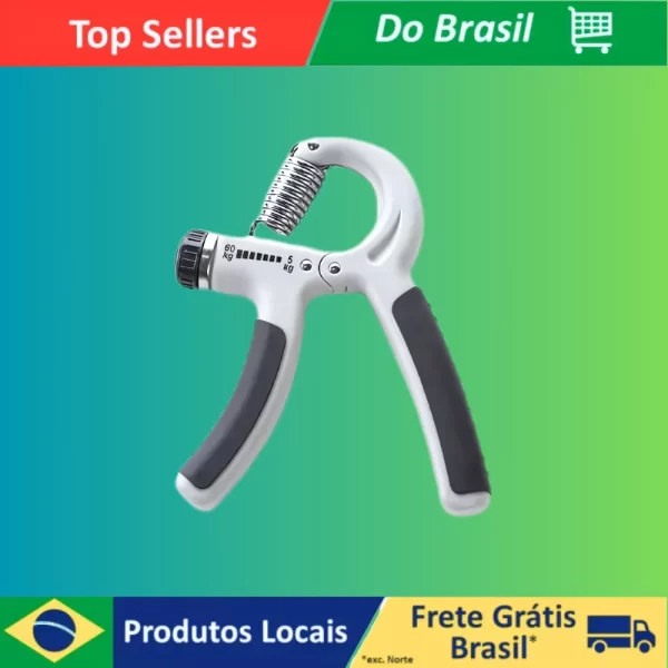 HandGrip Treiandor Musculação Mao e Flexor De Punho Com Mola Ajustável Antebraço Mãos
