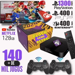 Video Game Retro 140 Mil Jogos + Conversor Smart TV