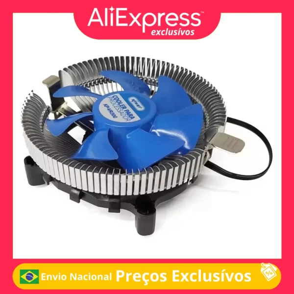 Cooler Universal CPU Knup Soquete 1151 1155 1156 1150 775 Ventoinha Dissipador Térmico Silencioso Intel Computador Casa Desktop