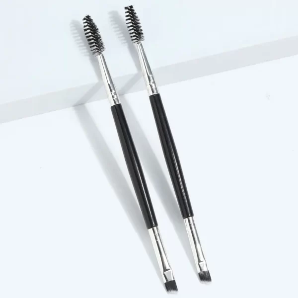 Lindo Pincel Duplo Chanfrado Resistente e Escova P/ Sobrancelha e Maquiagem Moderno e Elegante - Envio Rápido P/ Todo Brasil - Imagem 3