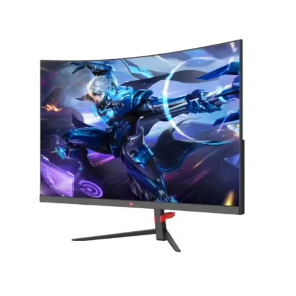 Monitor Gamer Curvo LED 23.6 Polegadas Full HD Tela Curva Grasep D-GR236 Para PC Console PS4 PS5 Xbox Entrada HDMI VGA Suporte - Imagem 5