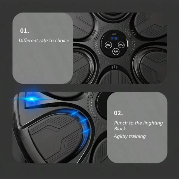 Máquina de Boxe Musical Inteligente com Conexão Bluetooth - Imagem 2