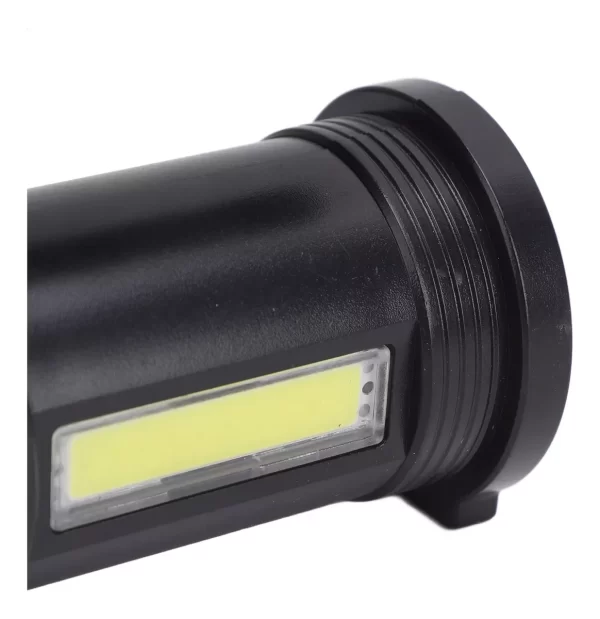 Lanterna Led Recarregável 1850mah Alta Potência 10W Luz Forte Lateral Portátil Uso Camping Emergência Tática Iluminação Noturna - Imagem 6