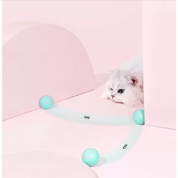Brinquedo Interativo Inteligente- Bola Automática para Pet- Carregamento USB - Imagem 2