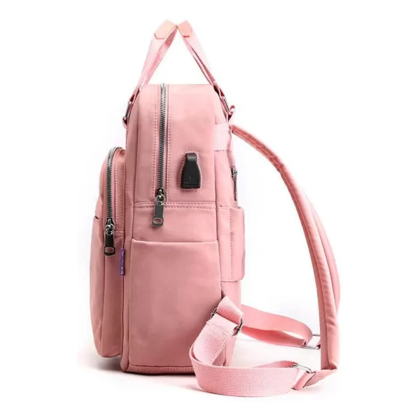 Mochila Bolsa Feminina Executiva Notebook Reforçada Usb Leve - Imagem 6