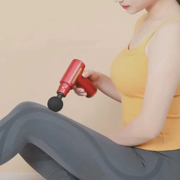 Mini Massageador Elétrico Profissional Muscular e Facial Recarregável Massagem e Terapia - Imagem 5