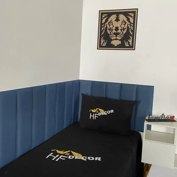 Cabeceira de Cama Estofada em L 60x20cm - Varios Tamanhos - Imagem 3