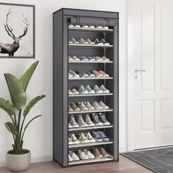 Sapateira Grande Para Organização de Casa Para Sapatos Tênis Botas Closet de Sapatos Armário Organizador Impermeável Dustproof - Imagem 4