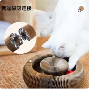 Brinquedo Mágico para Gato com Arranhador e Bola