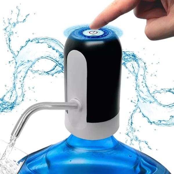 Bomba Elétrica Recarregável para Garrafão e Galão de Água Prática e Eficiente Ideal para Uso Doméstico e Escritórios Facilitador - Imagem 6