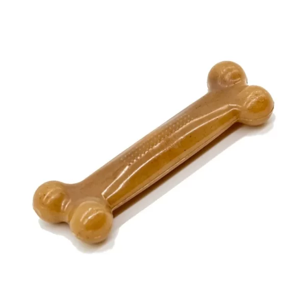 Brinquedo Osso Bamboo Sabor Bacon Letras V, Y, I Pequeno Para Cachorros - Imagem 4