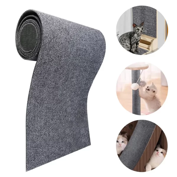 Arranhador Adesivo estilo Tapete De Proteção Para Sofá Anti-Riscos de Gato 1,00 x 30 cm - Imagem 2