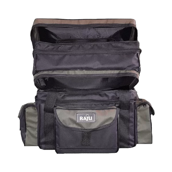 Bolsa Apetrecho Tralha para Pesca GG - Verde Militar - Imagem 2