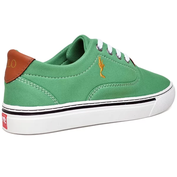 Tênis Feminino Old School Sola Baixa Confortável Polo Blu Verde do 33 ao 40 - Imagem 5