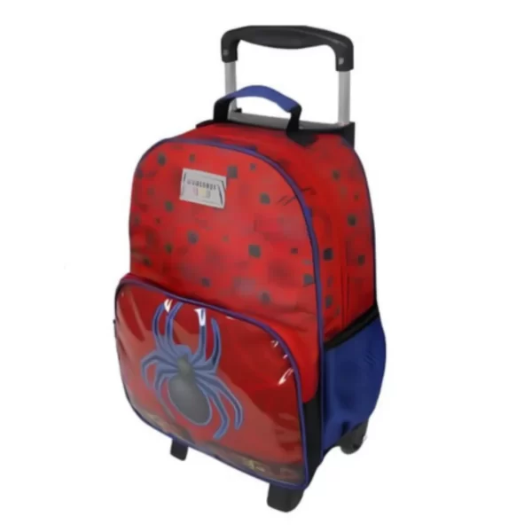 Mochila Com Rodinhas Homem Aranha - Imagem 3