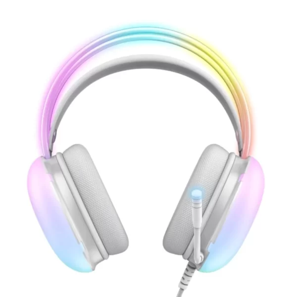 Fone de Ouvido Headset Gamer Knup KP-FN635 USB P2 Som Envolvente Luz LED Confortável Microfone Ajustável PC PS4 Xbox Computador - Imagem 6