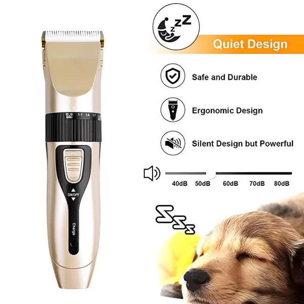 Máquina Para Tosar Cachorro Profissional Pet De Corte Cabelo Tosador de Cães Pet - Imagem 5