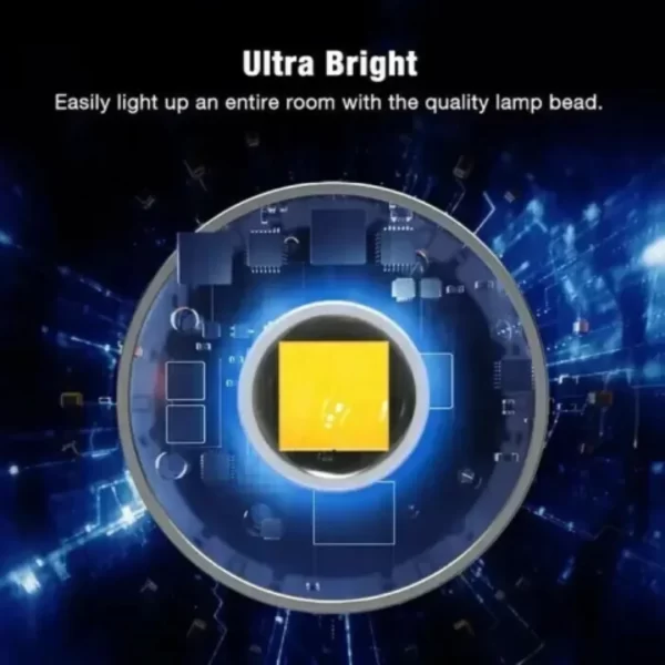 Lanterna Recarregável USB Alta Potência OSL COB Branca Forte Resistente Portátil Camping Emergência Iluminação LED Preto Longa - Imagem 4