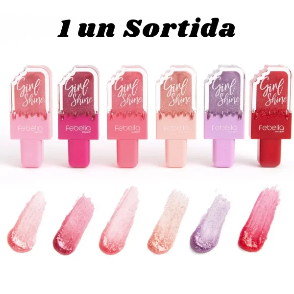 Lip Gloss Girl Shine Sorvetinho - Febella - Imagem 6