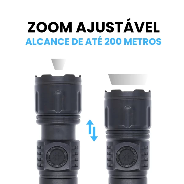 Mini Lanterna Portátil Usb P50led Tática Recarregável Ly005 - Imagem 5